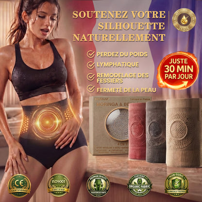 Boutique Officielle | 🏅 𝐏𝐀𝐔𝐑𝐀𝐉𝐔® 2026 Short Sculptant & Brûle-Graisses 4-en-1 aux Micro-Particules de Moringa & Berbérine  🌺