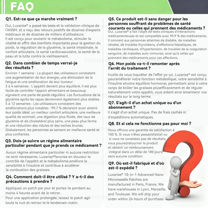Magasin Officiel |  Luxarise® Moringa & Bérbérine 10-en-1 Patch Nanomicro-aiguilles Avancé👩‍⚕️ (Une application quotidienne, résultats visibles en 7 jours) ✅ Obésité, Diabète, Apnée du sommeil, Problèmes articulaires🍀